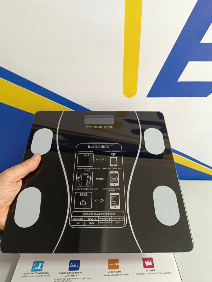 BASCULA/ PESA PERSONA CON BLUETOOTH
